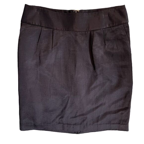 Merona High-Waisted Mini Skirt Black Women’s Size 6 - Picture 1 of 4